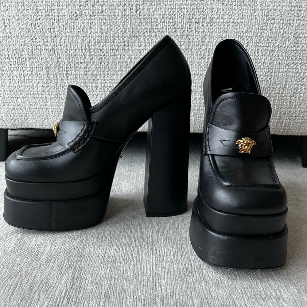 Versace Aevitas platform loafers